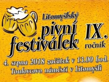 Pivní festiválek Litomyšl 4.8.2018